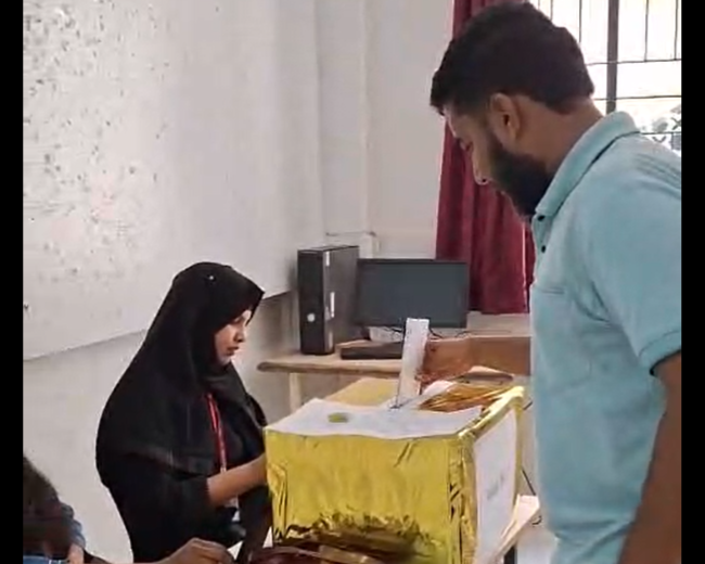 Voting by students 1
